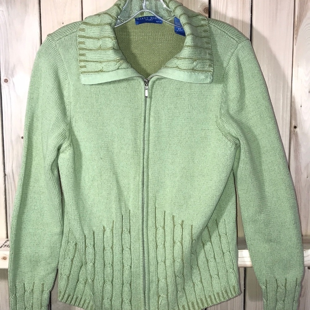 Karen Scott sweater jacket PS